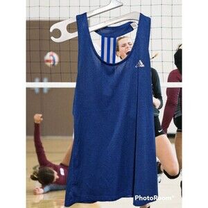 Adidas Climalite Tank Size S (‎ Blue) A98